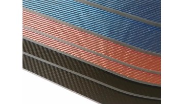 High quality blue carbon fiber sheet plate panel 3k twill1