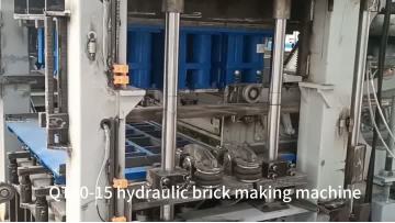 QT10-15 concrete hydraulic brick making machine