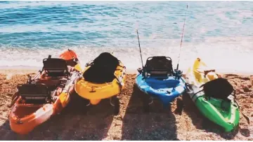 2.6m LLDPE Sit-on-Top Kayak for Single Person River Fishing1