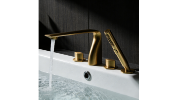 Rim Mount 4-Hole Bath Set | Complete Deck Mounted Bath Shower Set 6.089.331-00-000