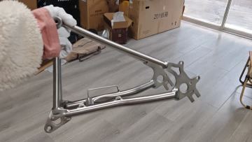 Titanium Front Fork & Rear Triangle (Disc brake)