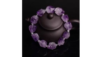 Natural Amethyst Original Stone Bracelet