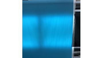 Livite 0.56mm dark blue PVC coated fabric for swimming pool materials is in production.