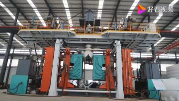 Blow molding tank