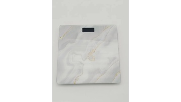 LCD bathroom scale white