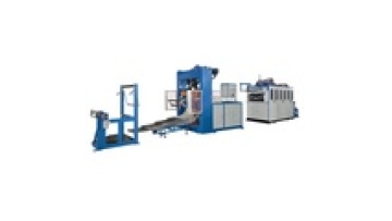 Jin Xin Brand Disposable Plastic Coffee Cup Making Machine - Automatic Forming, Cutting & Stacking1