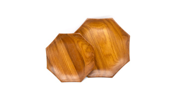 Natural Wooden And Eco-friend Creative Irregular Wooden Plates Teak Wood Serving Many Kind Of Dishes1