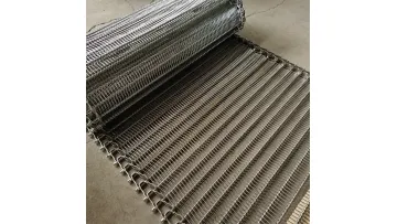 Stainless Steel Chain Roller Metal Wire Mesh Conveyor Belt for Food Industry1