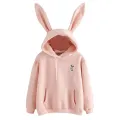 Brand Women Rabbit Ears Hoodie Sweatshirt Winter Japanese Fashion 2020 Oversize Ladies Pullovers Sudadera Mujer Hooded Jacket