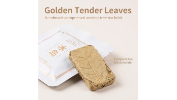 8g Iceland Golden Leaf Raw Puer Tea Mini Square Slices