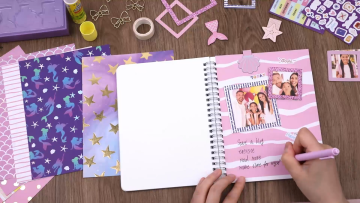 Wholesale A5 Blank DIY Journal Notebook Stationery Set for Girls Teenagers Children Gift1