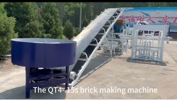 QT4-15s Small and medium-sized hydraulic fully automatic brick making machine