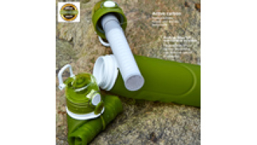 Custom Reusable Blank Cute Creative Squeeze BPA Free Filter Water Bottle The Bottle Of Water Folding1