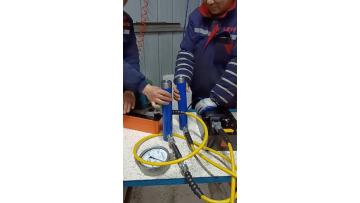 single n double acting hydraulic cylinder air pump