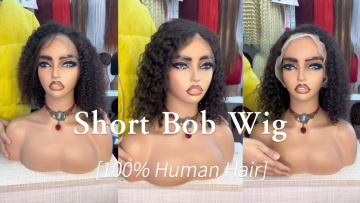 Cheap Raw Brazilian Virgin 100% Human Hair Short Frontal Bob Wigs HD Lace Front Wig Transparent Full Lace Wig For Black Women1