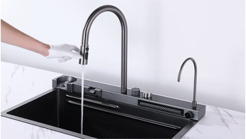 Smart Waterfall Kitchen Sink