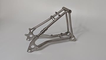 Brompton Belt Drive Titanium rear Triangle