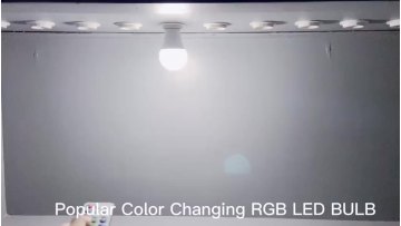 Popular Color Changing RGB Bulb With Remote Control Dimmable LED Bulb 7W 600LM CE ROHS1