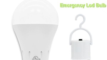 LED Daily Domestic Home And Power Failure Use Large Angle Beam Rechargeable Emergency Bulb With Charging Indicator1