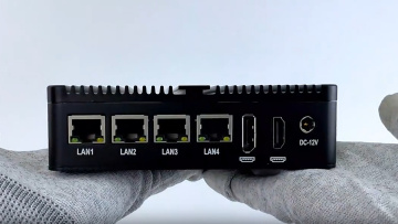N100 4LAN Mini PC with RS232 RS485