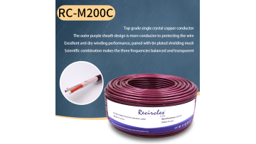 Copper conductor audio cable