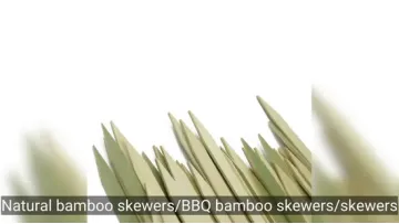 Barbecue Flat Skewers Bamboo Skewers Japanese Disposable Charcoal Barbecue Lamb Skewers Iron Gun Skewers Flat Square Skewers Commercial Wholesale1