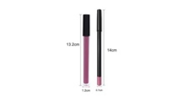 No Logo 21 Colors Lipliner And Lipgloss Set Customization Private Label Lip Pencil Lip Gloss Lip line Lipstick Set1