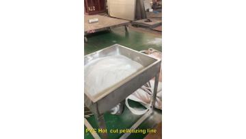 PVC hot cutting pelletizing line 