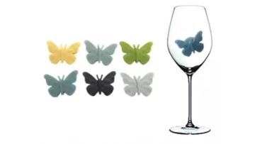 Promotional Christmas Silicone Gift Glass Markers Wine Accessories Wine Charms For Bar Party Glasses Drink Markers - Buy Silicone Gift Glass Markers,Bar Party Glasses Drink Markers,Silicone Gift Glass Markers Wine Accessories Wine Charms
