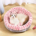 Winter Keep Warm Closed Cat Mat Comfortable Four Seasons Universal Dog Nest Soft Adjustable Pet Bed Accessories Supplies Items