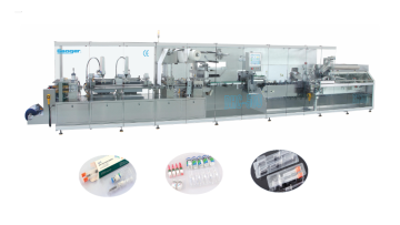 DHC-500 Automatic vial ampoule syringe blister packing cartoning line