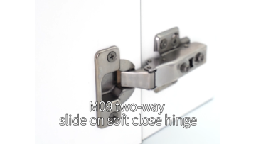M09 two-way slide on soft close hinge