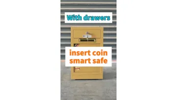 Small Business Fireproof Money Safe with Organizer Drawer Coin Slot Safe1