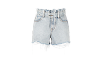 Lady Fashion Distress Soft Stretchy Spandex Patterned Denim Shorts for Women1