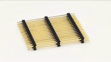 2.0mm Pitch Pin Header Connector Dual Row Straight Three-layer Plastic SQ0.5mm H:6.0mm 2*18P