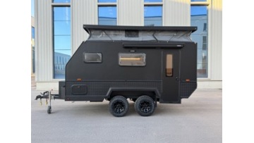 T12 pop up caravan camper trailer display