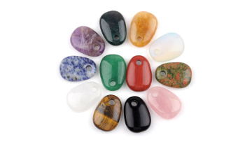 Trapezoid Gemstone Pendant 25X35MM SP1933