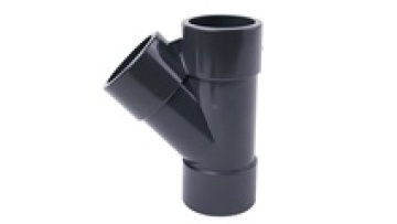 High Quality and Popular Plastic Y-type Tee UPVC for  Pipe Fittings1