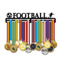 Medal hanger for football Metal medal holder Sport medal display rack for 32~45 medals