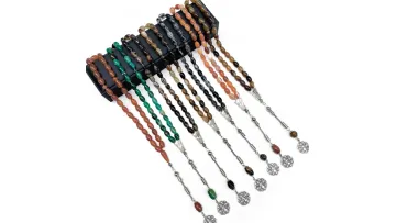 Wholesale Natural Gemstone Dzi Banded Agate Stone Beads Loose Beads for Jewelry Making1