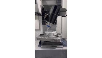Swing head 5-axis to machine wheel hub
