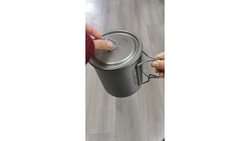 Titanium camping cup