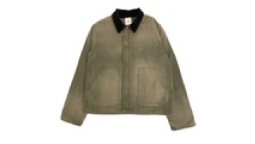 Quality Men Spring Washed Vintage 100% Polyester Fleece Jacket Man Custom1