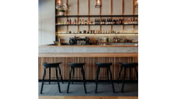 Leather cushion  wholesale free sample household ironwork modern home  bar kitchen  dining restaurant  high bar chair1