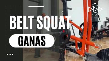 Belt squat machine