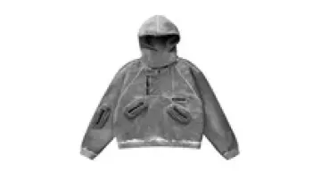 Fashion Custom Logo Printed 100%cotton Acid Wash Full Zipper Distressed Hip Hop Cotton Hoodie Multi Pocket Hoodie1