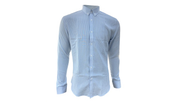 blue stripe office shirts