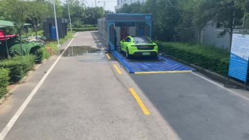 Reciprocating 5 brushes fully automatic car washing machine equipment with fast drying1