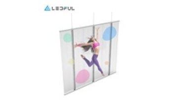 Transparent Curtain Mesh LED Display Screen for Advertising in Pakistan1