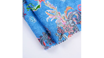 New arrive 90GSM custom comfortable garment woven 100 viscose rayon fabric printed for dress1